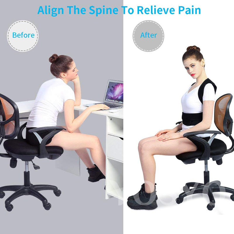 Sitting Posture Correction Chair Ergonomic Lower Back Support Lumbar Posture  Corrector for Low Back Pain Relief for Home Office