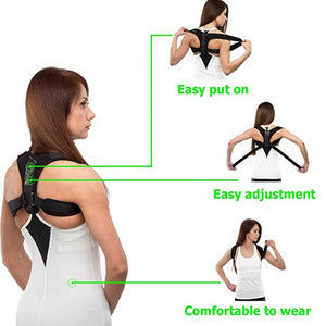 Back Posture Corrector Belt Adjustable Clavicle Spine Back